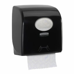 7956 Диспенсер настенный Aquarius Slimroll, для рулонных полотенец, черный