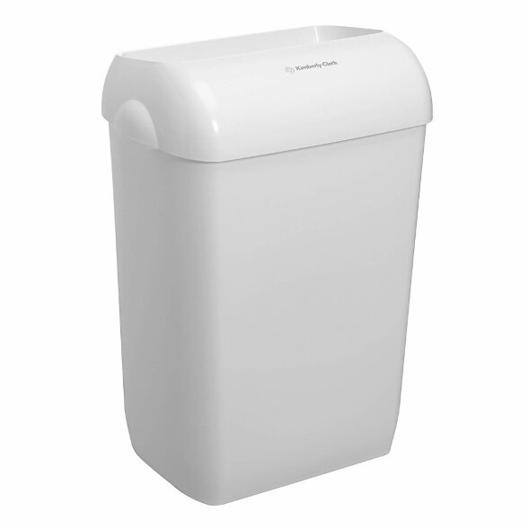 6993 Мусорное ведро Kimberly-Clark Aquarius, 2 ведра х 43 л, пластиковое белое