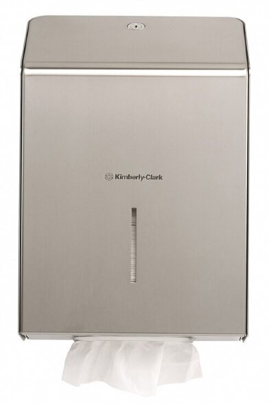 8971 Диспенсер настенный Kimberly-Clark, для бумажных полотенец в пачках, стальной