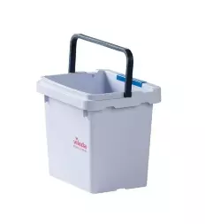 534428 Ведро для тележки Ориго 2 с синей клипсой цветового кодирования Vileda Professional, серое, 4,5 л