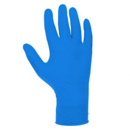 JSN1 Одноразовые сверхтонкие нитриловые перчатки Jeta Safety, голубые