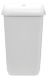 Корзина для мусора Veiro Professional MaxBIN, 2 ведра х 43 л, пластиковая белая, с крышкой