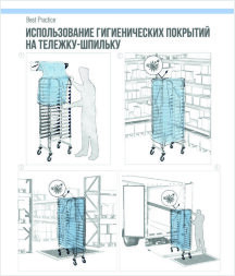 121900-20-01 Покрытие HACCPER Keepsa для стеллажа-шпильки 850x700x1900 мм, 20 мкм, 100 шт/кор