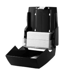 Диспенсер для бумажных полотенец в пачках, V/Z/W - сложения Veiro Professional Prima Black
