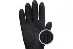 JCH-601 Химические перчатки из латекса Acid КЩС-2 JETA SAFETY