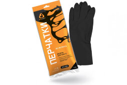 JCH-601 Химические перчатки из латекса Acid КЩС-2 JETA SAFETY