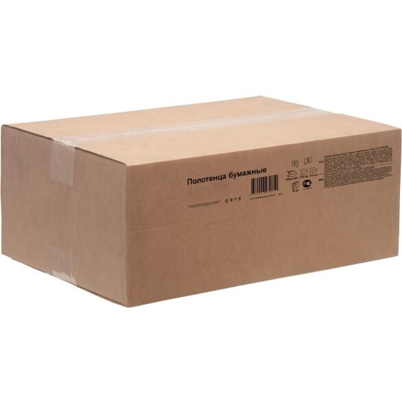 Z2-200 Бумажные полотенца в пачках Veiro Professional Lite, 21 пач. х 190 л, 23 × 21.5 см, однослойные, белые, 30 г/м²