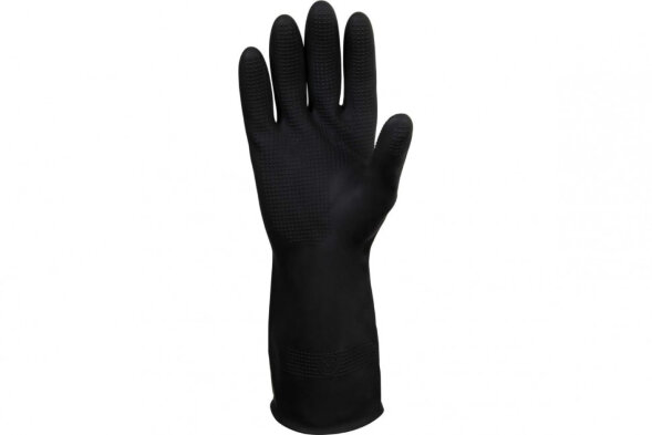 JCH-701 Химические перчатки из латекса Acid Pro КЩС-1 JETA SAFETY