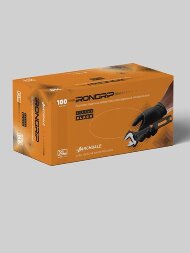 Archdale перчатки нитриловые IRONGRIP B148 оранжевые, защитные, с ромбом, 50 пар