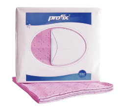 Протирочный материал в пачках Profix 4 colour line красный (10 пачек по 32 листа)