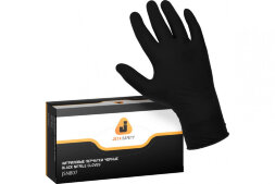JSN8 Нитриловые перчатки черные одноразовые JETA SAFETY