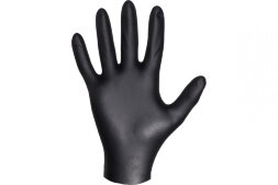 JSN8 Нитриловые перчатки черные одноразовые JETA SAFETY