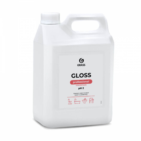 Концентрированное чистящее средство для ванной комнаты Grass Gloss Concentrate (канистра 5 л)