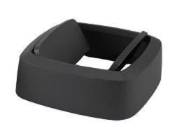 137744 Крышка для контейнера ИРИС 60 л двустворчатая квадратная Vileda Professional, черная