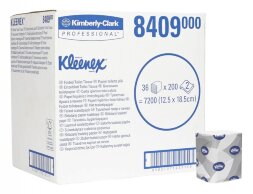 8409 Туалетная бумага Kleenex Ultra, 36 пач. х 200 л, 18.6 × 12.5 см, двухслойная, белая, 34 г/м²