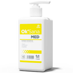 DWS0005 Средство дезинфицирующее (кожный антисептик) мыло жидкое Oк'Sana MED (Oк'Сана МЕД), (флакон 0,5 л, с дозатором)