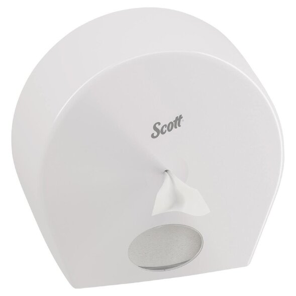 8569 Туалетная бумага Scott Control, 6 рул. x 314 м, 24.5 × 10.6 см, двухслойная, белая, 30 г/м²