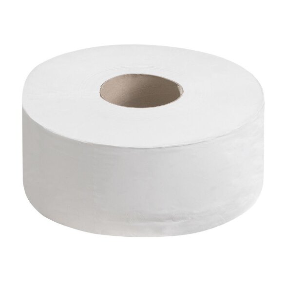 8570 Туалетная бумага Kleenex Jumbo Roll, 6 рул. x 190 м, 38 × 9 см, двухслойная, белая, 34 г/м²