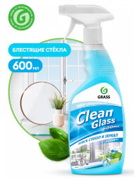 Очиститель стекол Grass Clean Glass бытовой Голубая Лагуна (триггер 600 мл)