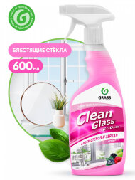 Очиститель стекол Grass Clean Glass бытовой Лесные ягоды (триггер 600 мл)