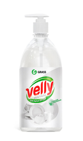Средство для мытья посуды Grass Velly Neutral (флакон 1 л)
