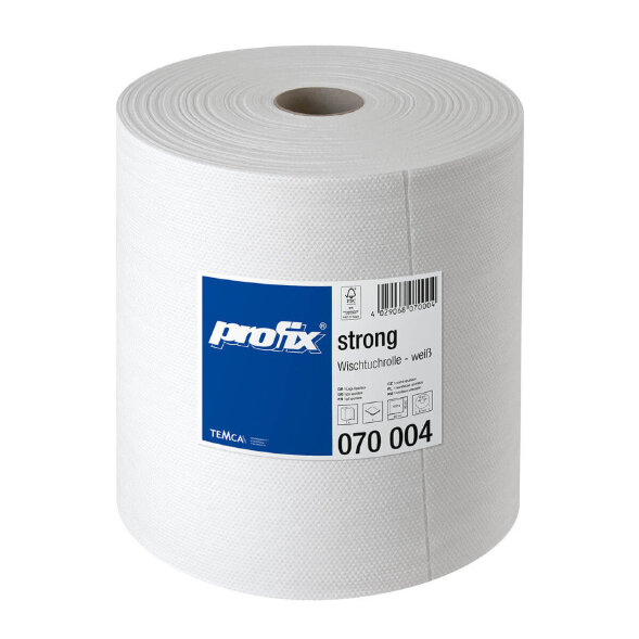 Протирочный материал в рулонах Profix Strong белый 38x40см (1 рулон 500 листов)