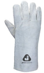 JWK101-XL Перчатки сварщика Light с крагой из спилковой кожи без подкладки JETA SAFETY
