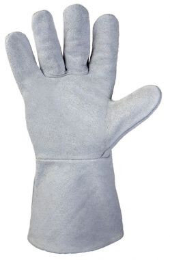 JWK101-XL Перчатки сварщика Light с крагой из спилковой кожи без подкладки JETA SAFETY