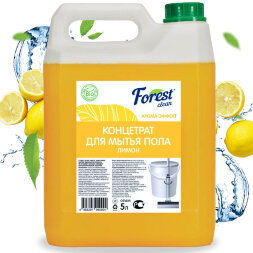 Средство для мытья пола Forest Clean Лимон (канистра 5 л)