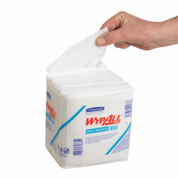 6034 Протирочный материал в пачках WypAll X60 белый (12 пачек по 76 листов)