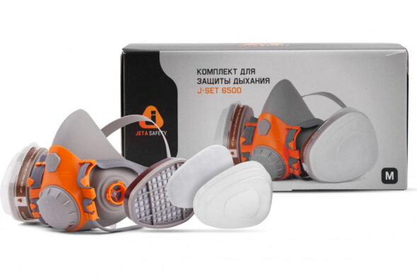 6500 Газовая полумаска (без фильтров) JETA SAFETY 6500
