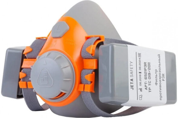 6500 Газовая полумаска (без фильтров) JETA SAFETY 6500