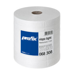 Протирочный материал в рулонах Profix Vispo Light белый (1 рулон 500 листов)