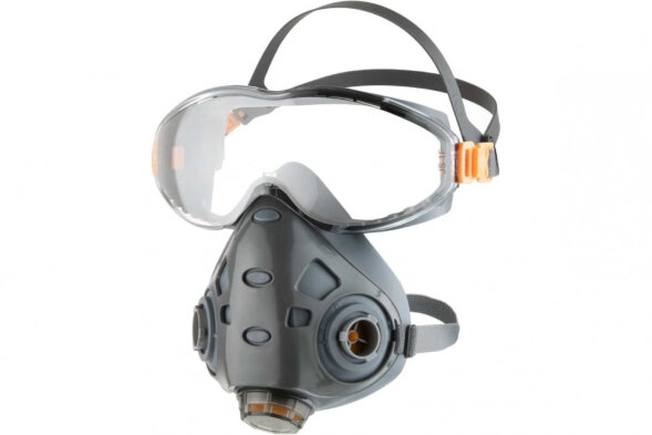 9500-L Полумаска фильтрующая с интегрированными очками Air Optics JETA SAFETY, размер L