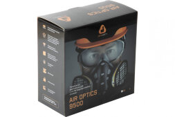 9500-L Полумаска фильтрующая с интегрированными очками Air Optics JETA SAFETY, размер L