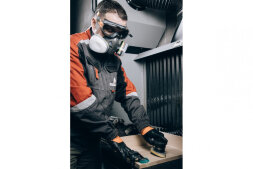 9500-L Полумаска фильтрующая с интегрированными очками Air Optics JETA SAFETY, размер L
