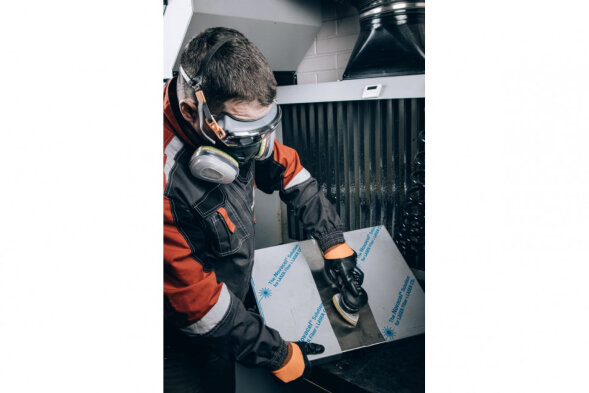 9500-L Полумаска фильтрующая с интегрированными очками Air Optics JETA SAFETY, размер L