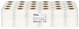 T314 Туалетная бумага в стандартных рулонах Veiro Professional Premium, 48 рул. х 20 м, двухслойная, белая, 33 г/м²