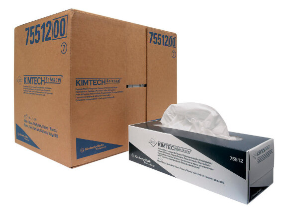 7551 Протирочный материал для оптики/тонких работ Kimtech Science Precision Wipes (15 пачек по 198 листов)