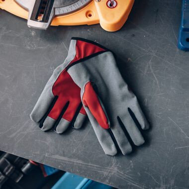 JLE625 Рабочие утепленные перчатки Winter Motor JETA SAFETY из трикотажа и PU кожи