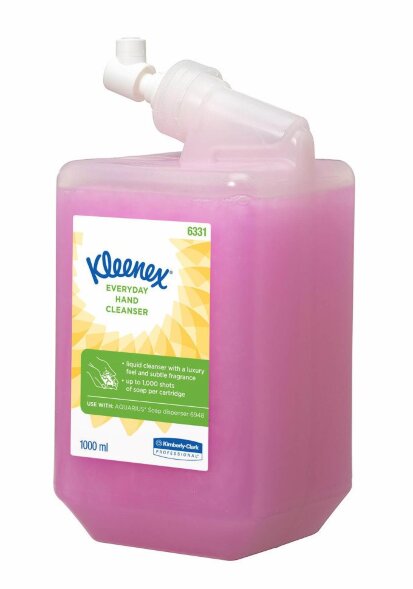 6331 Жидкое мыло Kleenex Everyday Use в кассетах, 6 кассет х 1 л, лосьон для рук