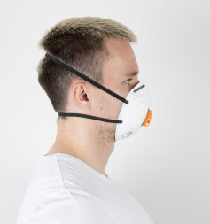 JM-8622 Полумаска противоаэрозольная Micron JETA SAFETY с клапаном, чашеобразная