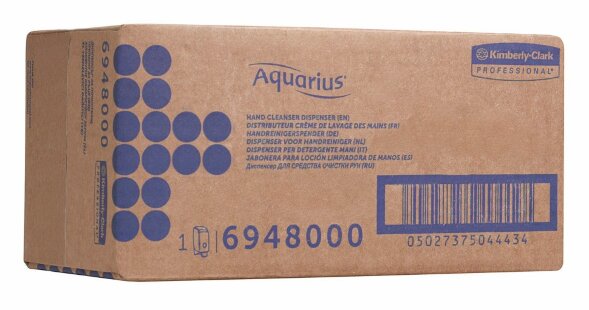 6948 Диспенсер настенный Aquarius, для жидкого пенного мыла, белый