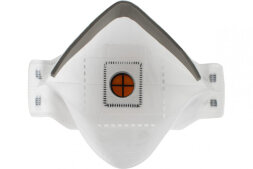 JM-9322 Полумаска противоаэрозольная Micron FLEX JETA SAFETY с клапаном, трехпанельная