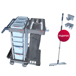 162604 Тележка Ориго 2 АХ, Комплекс Флекси Vileda Professional