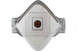 JM-9326 Полумаска противоаэрозольная Micron FLEX JETA SAFETY с клапаном,  с угольным слоем, трехпанельная
