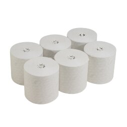 6626 Бумажные полотенца Scott Control Extra Strong, 6 рул. x 300 м, однослойные, белые, 30 г/м²