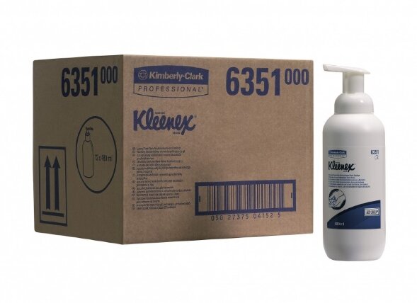 6351 Пенное дезинфицирующее средство Kleenex в дозаторе , 12 дозаторов х 480 мл