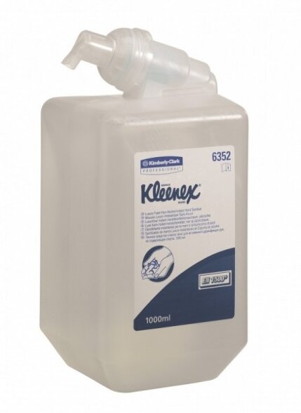 6352 Пенное дезинфицирующее средство Kleenex в кассетах, 6 кассет х 1 л