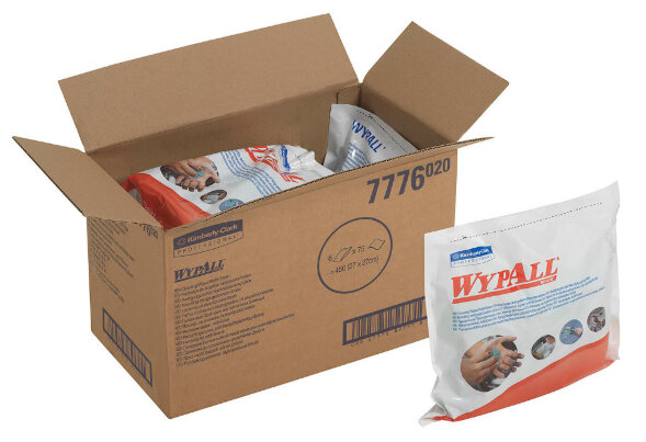 7776 Чистящие салфетки WypAll Cleaning Wipes сменный блок (6 блоков по 75 листов)